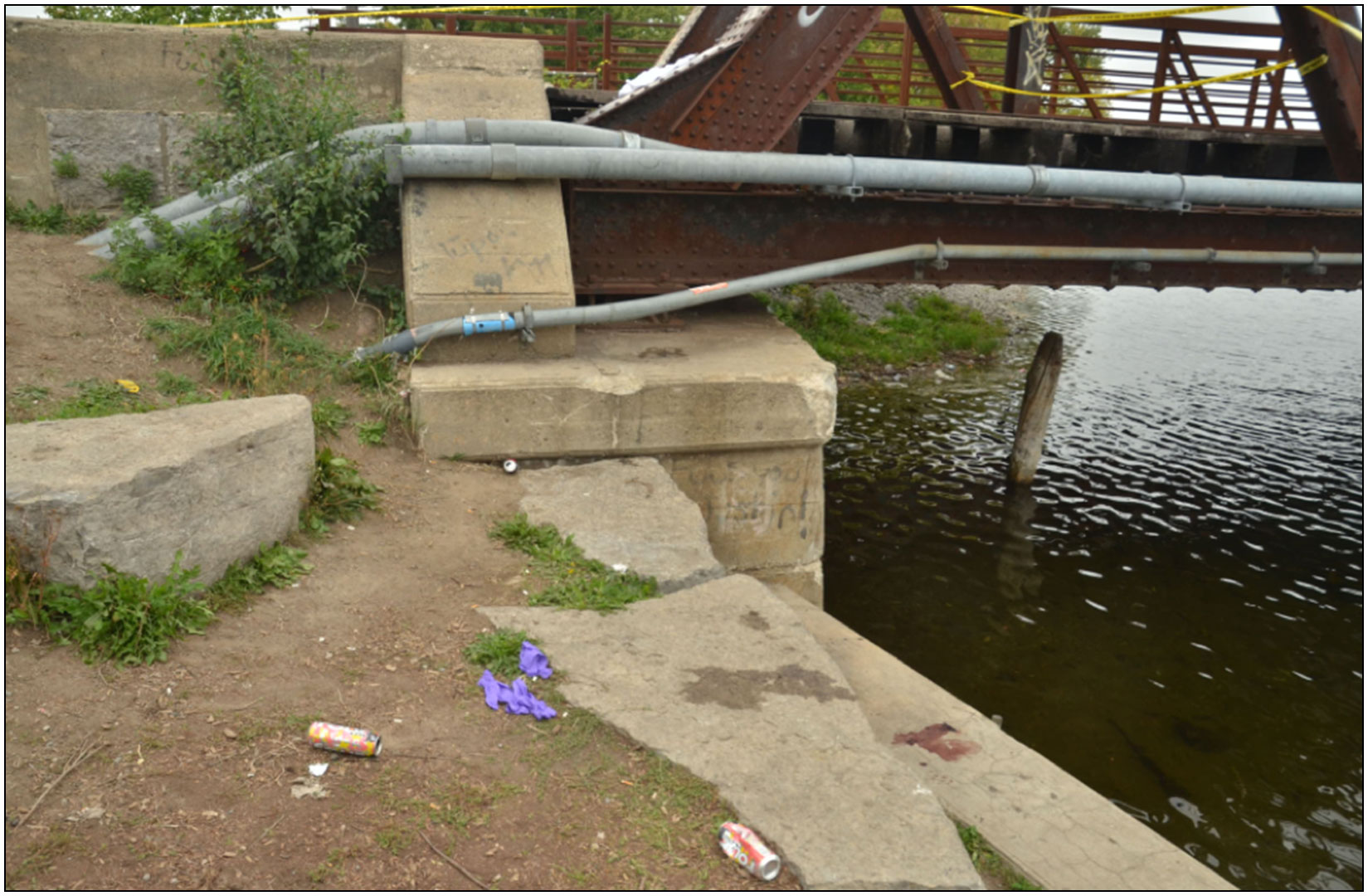 Les lieux de l'incident